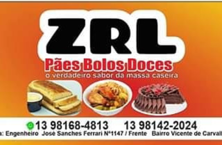 Zrl pães bolos e doces