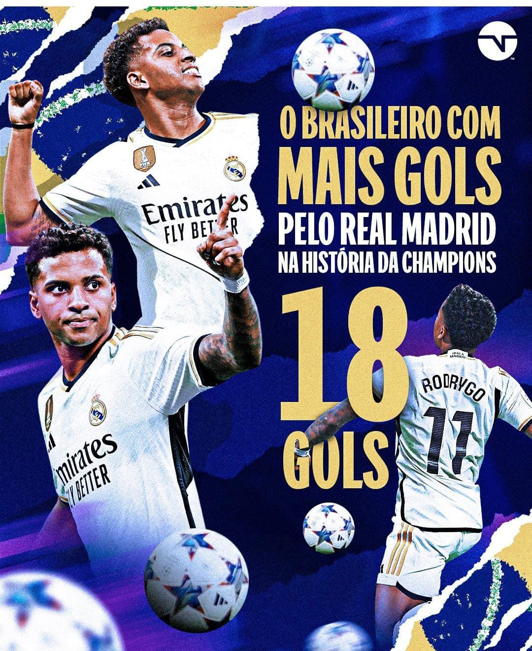 O BRASILEIRO COM MAIS GOLS PELO REAL MADRID NA HISTORIA DA CHAMPIONS